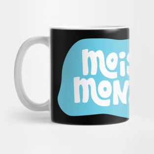 Moist Monday Logo Blue Glow Mug